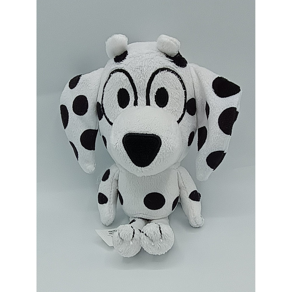 7" BLUEY FRIENDS Moose Soft Plush CHLOE Black White Dalmatian Puppy Dog 2